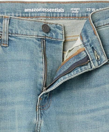 Amazon Essentials Men'S Light Blue Straight Fit Jeans imagen 3